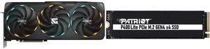 GPU SSD Combo -  GIGABYTE GV-N5080GAMING OC-16GD Bundle with  Patriot Memory P400LP1KGM28H