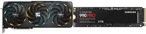 GPU SSD Combo -  GIGABYTE GV-N5080GAMING OC-16GD Bundle with  SAMSUNG MZ-V9P2T0B/AM