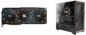 GPU Computer Case Combo -  GIGABYTE GV-N5080GAMING OC-16GD Bundle with  Antec FLUX PRO