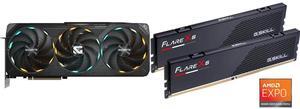 GPU Memory Combo -  GIGABYTE GV-N5080GAMING OC-16GD Bundle with  G.SKILL F5-6000J3040G32GX2-FX5