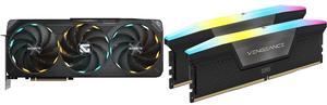 GPU Memory Combo -  GIGABYTE GV-N5080GAMING OC-16GD Bundle with  Corsair CMH64GX5M2B6000C30