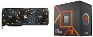 GPU CPU Combo -  GIGABYTE GV-N5080GAMING OC-16GD Bundle with  AMD 100-100000589WOF