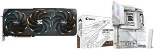 GPU Motherboard Combo -  GIGABYTE GV-N5080GAMING OC-16GD Bundle with  GIGABYTE X870E AORUS PRO ICE