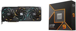 GPU CPU Combo -  GIGABYTE GV-N5080GAMING OC-16GD Bundle with  AMD 100-100000662WOF