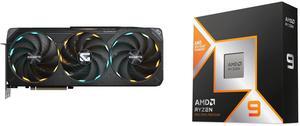 GPU CPU Combo -  GIGABYTE GV-N5080GAMING OC-16GD Bundle with  AMD 100-100001368WOF