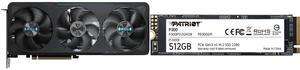 GPU SSD Combo -  GIGABYTE GV-N5070EAGLE OC-12GD Bundle with  Patriot Memory P300P512GM28