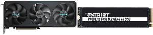 GPU SSD Combo -  GIGABYTE GV-N5070EAGLE OC-12GD Bundle with  Patriot Memory P400LP500GM28H