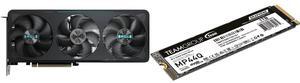 GPU SSD Combo -  GIGABYTE GV-N5070EAGLE OC-12GD Bundle with  Team Group TM8FFD001T0C101
