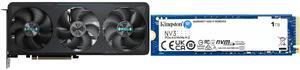 GPU SSD Combo -  GIGABYTE GV-N5070EAGLE OC-12GD Bundle with  Kingston Technology Corp. SNV3S/1000G