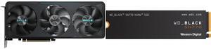 GPU SSD Combo -  GIGABYTE GV-N5070EAGLE OC-12GD Bundle with  SanDisk WDS100T3X0E