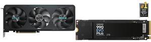 GPU SSD Combo -  GIGABYTE GV-N5070EAGLE OC-12GD Bundle with  SAMSUNG MZ-V9S2T0B/AM