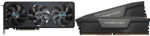 GPU Memory Combo -  GIGABYTE GV-N5070EAGLE OC-12GD Bundle with  Corsair CMK64GX5M2B5600C40