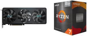 GPU CPU Combo -  GIGABYTE GV-N5070EAGLE OC-12GD Bundle with  AMD 100-100000263BOX