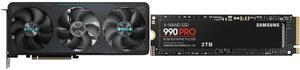 GPU SSD Combo -  GIGABYTE GV-N5070EAGLE OC-12GD Bundle with  SAMSUNG MZ-V9P2T0B/AM