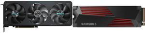 GPU SSD Combo -  GIGABYTE GV-N5070EAGLE OC-12GD Bundle with  SAMSUNG MZ-V9P2T0CW
