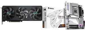 GPU Motherboard Combo -  GIGABYTE GV-N5070EAGLE OC-12GD Bundle with  GIGABYTE B650E AORUS ELITE X ICE