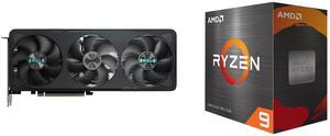GPU CPU Combo -  GIGABYTE GV-N5070EAGLE OC-12GD Bundle with  AMD 100-100000061WOF