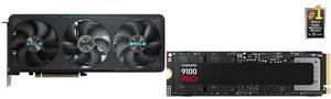 GPU SSD Combo -  GIGABYTE GV-N5070EAGLE OC-12GD Bundle with  SAMSUNG MZ-VAP2T0B/AM