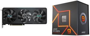 GPU CPU Combo -  GIGABYTE GV-N5070EAGLE OC-12GD Bundle with  AMD 100-100000514WOF