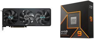 GPU CPU Combo -  GIGABYTE GV-N5070EAGLE OC-12GD Bundle with  AMD 100-100001277WOF