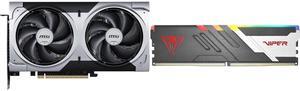 GPU Memory Combo -  MSI RTX 5060 Ti 8G VENTUS 2X PLUS Bundle with  Patriot Memory PVVR516G56C36