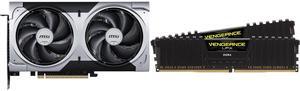 GPU Memory Combo -  MSI RTX 5060 Ti 8G VENTUS 2X PLUS Bundle with  Corsair CMK32GX4M2E3200C16