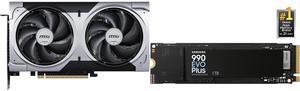 GPU SSD Combo -  MSI RTX 5060 Ti 8G VENTUS 2X PLUS Bundle with  SAMSUNG MZ-V9S1T0B/AM