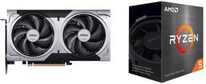 GPU CPU Combo -  MSI RTX 5060 Ti 8G VENTUS 2X PLUS Bundle with  AMD 100-100000457BOX