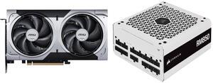 GPU PSU Combo -  MSI RTX 5060 Ti 8G VENTUS 2X PLUS Bundle with  Corsair CP-9020232-NA