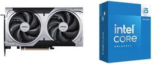 GPU CPU Combo -  MSI RTX 5060 Ti 8G VENTUS 2X PLUS Bundle with  Intel BX8071514600K
