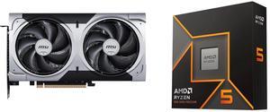 GPU CPU Combo -  MSI RTX 5060 Ti 8G VENTUS 2X PLUS Bundle with  AMD 100-100001405WOF