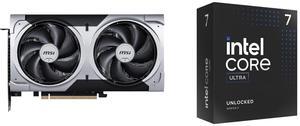 GPU CPU Combo -  MSI RTX 5060 Ti 8G VENTUS 2X PLUS Bundle with  Intel BX80768265K