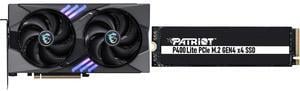 GPU SSD Combo -  MSI RTX 5060 Ti 8G GAMING OC Bundle with  Patriot Memory P400LP1KGM28H