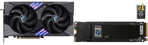 GPU SSD Combo -  MSI RTX 5060 Ti 8G GAMING OC Bundle with  SAMSUNG MZ-V9S1T0B/AM