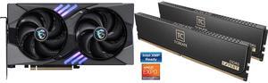 GPU Memory Combo -  MSI RTX 5060 Ti 8G GAMING OC Bundle with  Team Group CTCED532G6000HC30DC01
