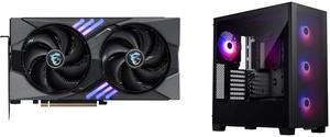 GPU Computer Case Combo -  MSI RTX 5060 Ti 8G GAMING OC Bundle with  Phanteks PH-XT523P1_DBK01