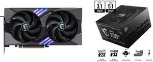 GPU PSU Combo -  MSI RTX 5060 Ti 8G GAMING OC Bundle with  MSI MAG A750GL PCIE5