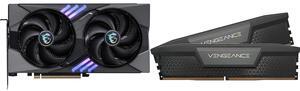 GPU Memory Combo -  MSI RTX 5060 Ti 8G GAMING OC Bundle with  Corsair CMK64GX5M2B5600C40