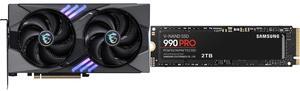 GPU SSD Combo -  MSI RTX 5060 Ti 8G GAMING OC Bundle with  SAMSUNG MZ-V9P2T0B/AM