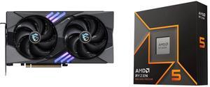 GPU CPU Combo -  MSI RTX 5060 Ti 8G GAMING OC Bundle with  AMD 100-100001405WOF