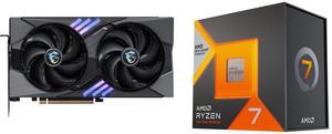 GPU CPU Combo -  MSI RTX 5060 Ti 8G GAMING OC Bundle with  AMD 100-100000910WOF