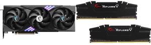 GPU Memory Combo -  MSI RTX 5060 Ti 8G GAMING TRIO OC Bundle with  G.SKILL F4-3200C16D-32GVK