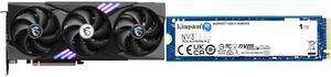 GPU SSD Combo -  MSI RTX 5060 Ti 8G GAMING TRIO OC Bundle with  Kingston Technology Corp. SNV3S/1000G