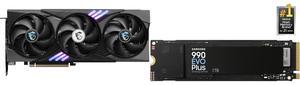 GPU SSD Combo -  MSI RTX 5060 Ti 8G GAMING TRIO OC Bundle with  SAMSUNG MZ-V9S1T0B/AM