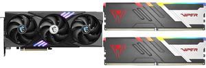 GPU Memory Combo -  MSI RTX 5060 Ti 8G GAMING TRIO OC Bundle with  Patriot Memory PVVR532G600C36K