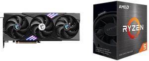 GPU CPU Combo -  MSI RTX 5060 Ti 8G GAMING TRIO OC Bundle with  AMD 100-100000457BOX