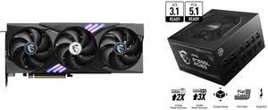GPU PSU Combo -  MSI RTX 5060 Ti 8G GAMING TRIO OC Bundle with  MSI MAG A750GL PCIE5