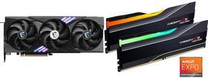 GPU Memory Combo -  MSI RTX 5060 Ti 8G GAMING TRIO OC Bundle with  G.SKILL F5-6000J3038F16GX2-TZ5NR