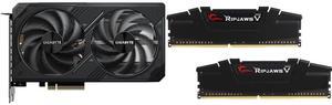 GPU Memory Combo -  GIGABYTE GV-N506TWF2-8GD Bundle with  G.SKILL F4-3200C16D-32GVK
