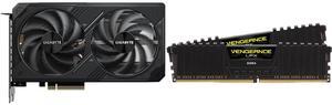 GPU Memory Combo -  GIGABYTE GV-N506TWF2-8GD Bundle with  Corsair CMK32GX4M2E3200C16